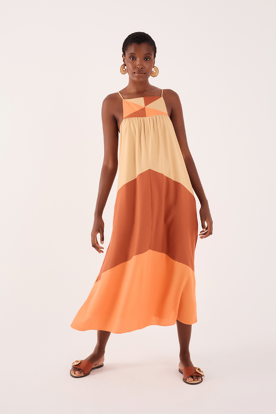 Linen Midi Cutout Dress_1