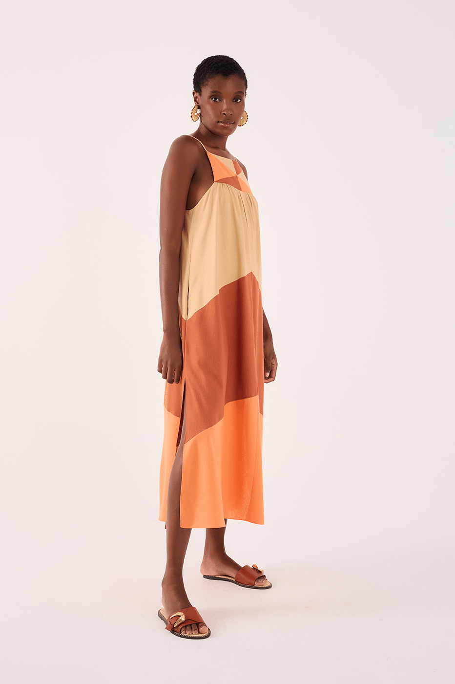 Linen Midi Cutout Dress_2