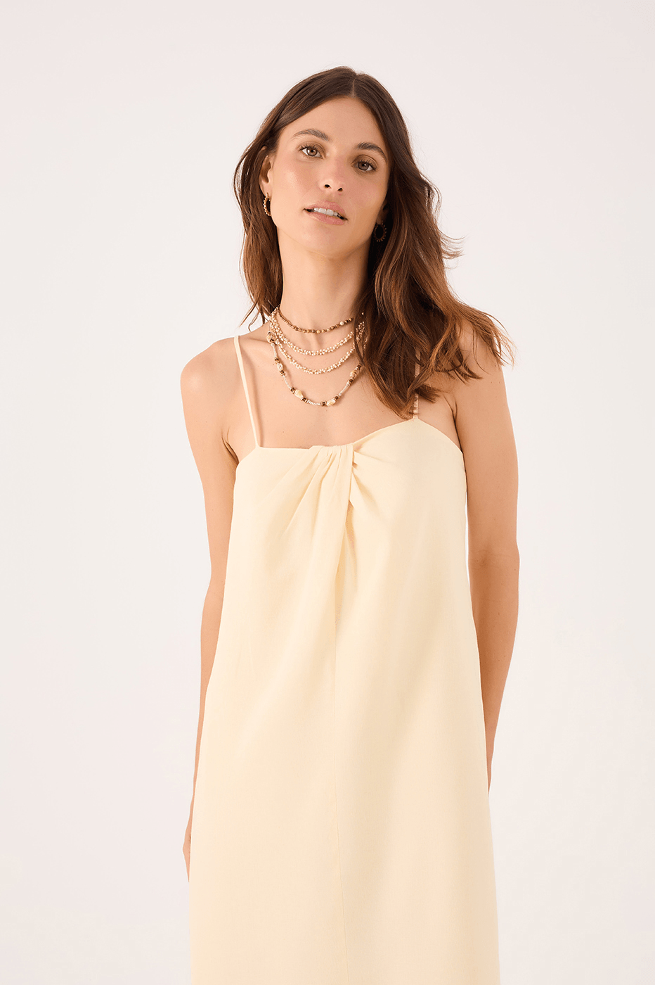 Cropped Twist-Neckline Dress_3