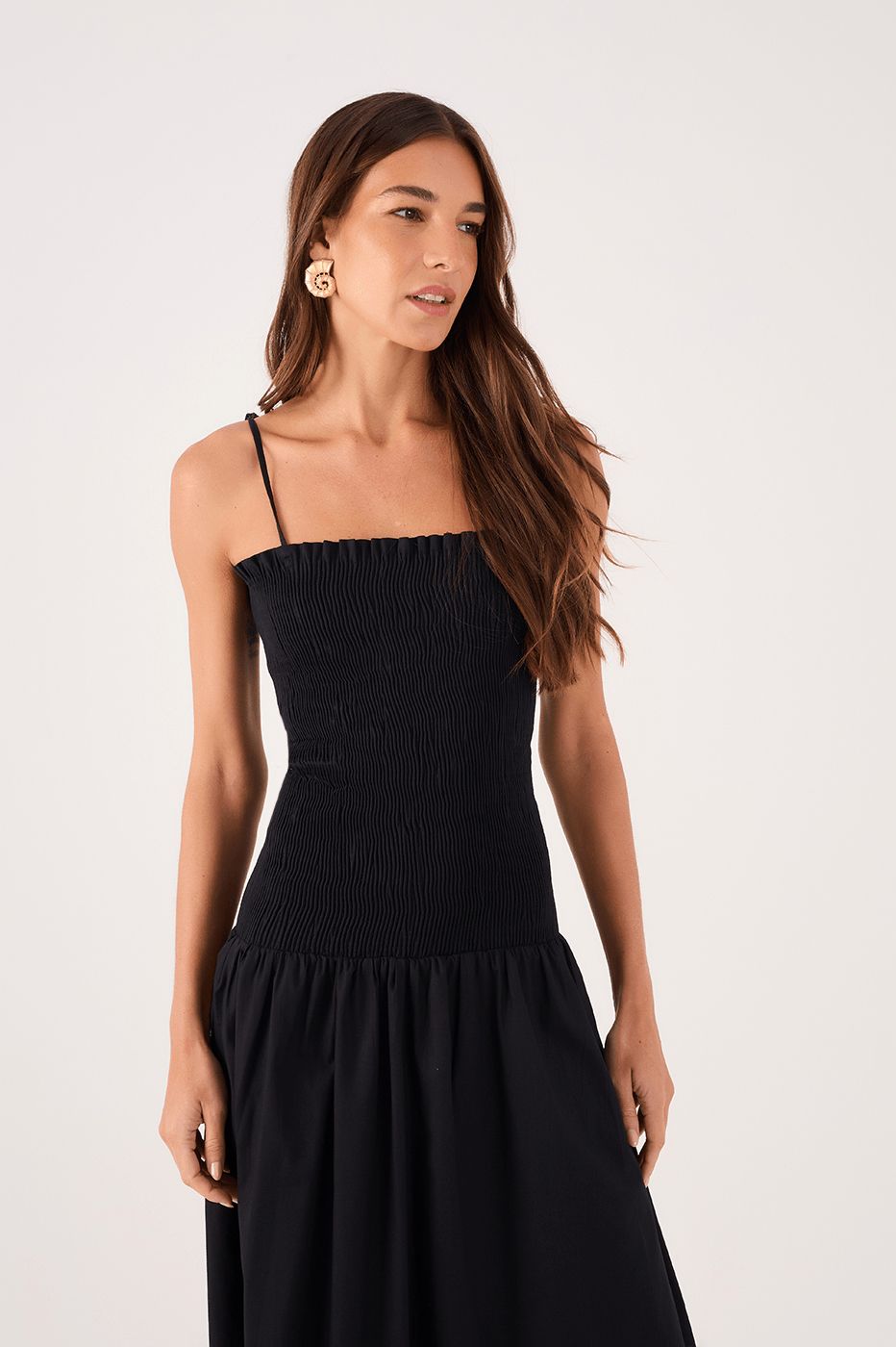 Cropped Cotton Lastex Dress_3