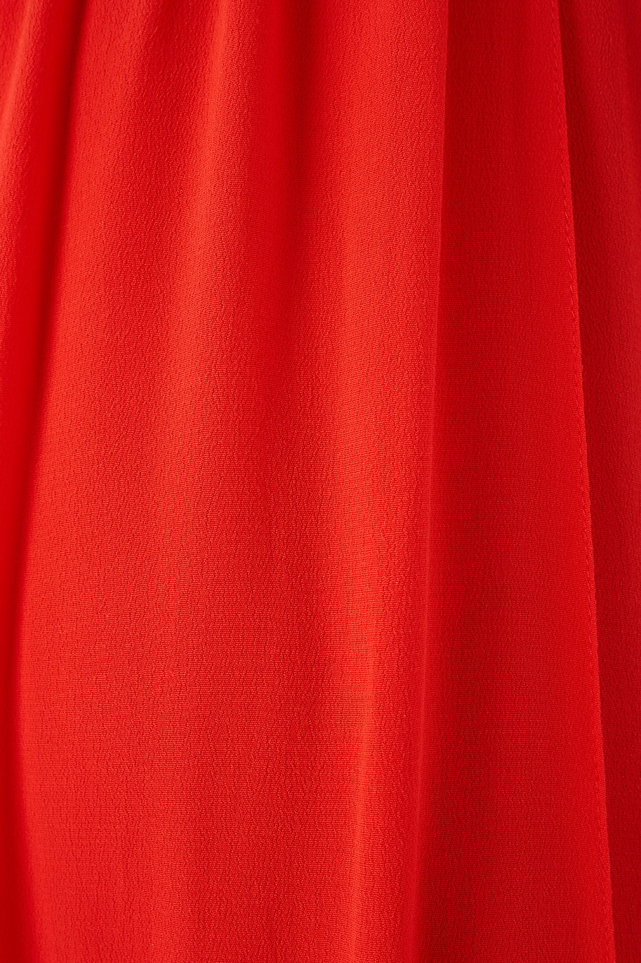 Long Overlay Skirt Crepe Dress_6