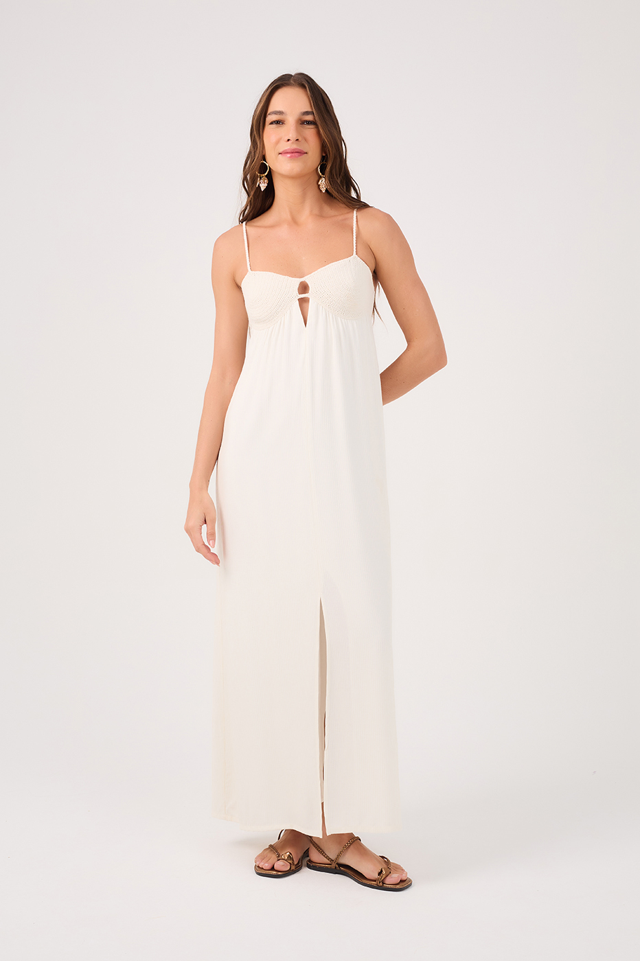 Crochet Bust Maxi Dress_2