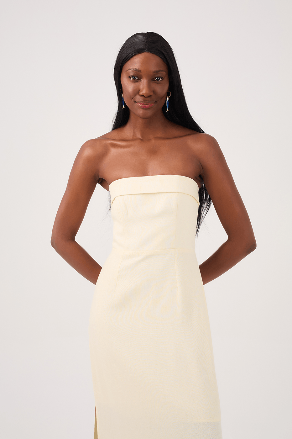 Strapless Midi Dress_5
