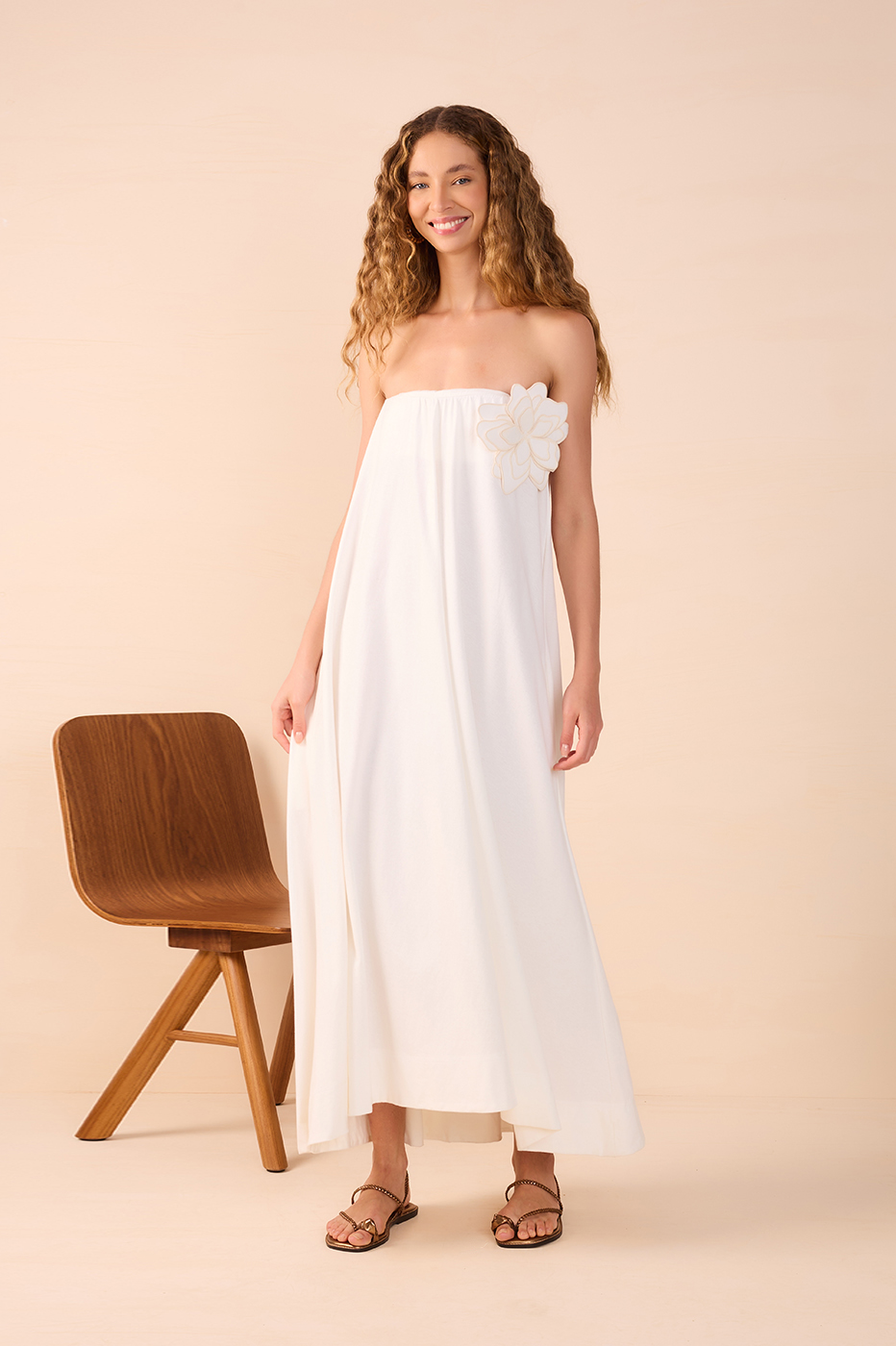 Flower Det. Maxi Dress_1