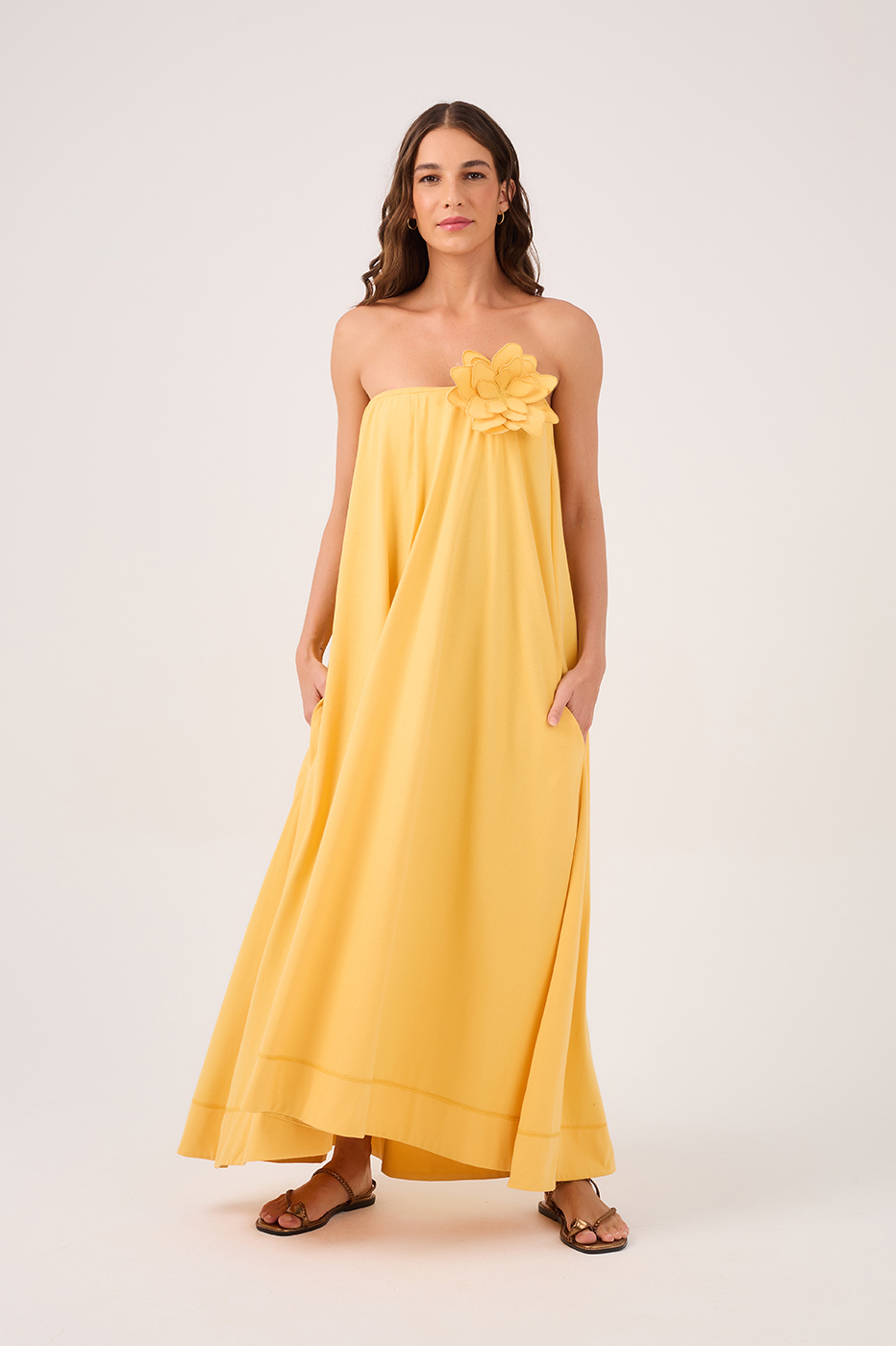 Flower Det. Maxi Dress_3