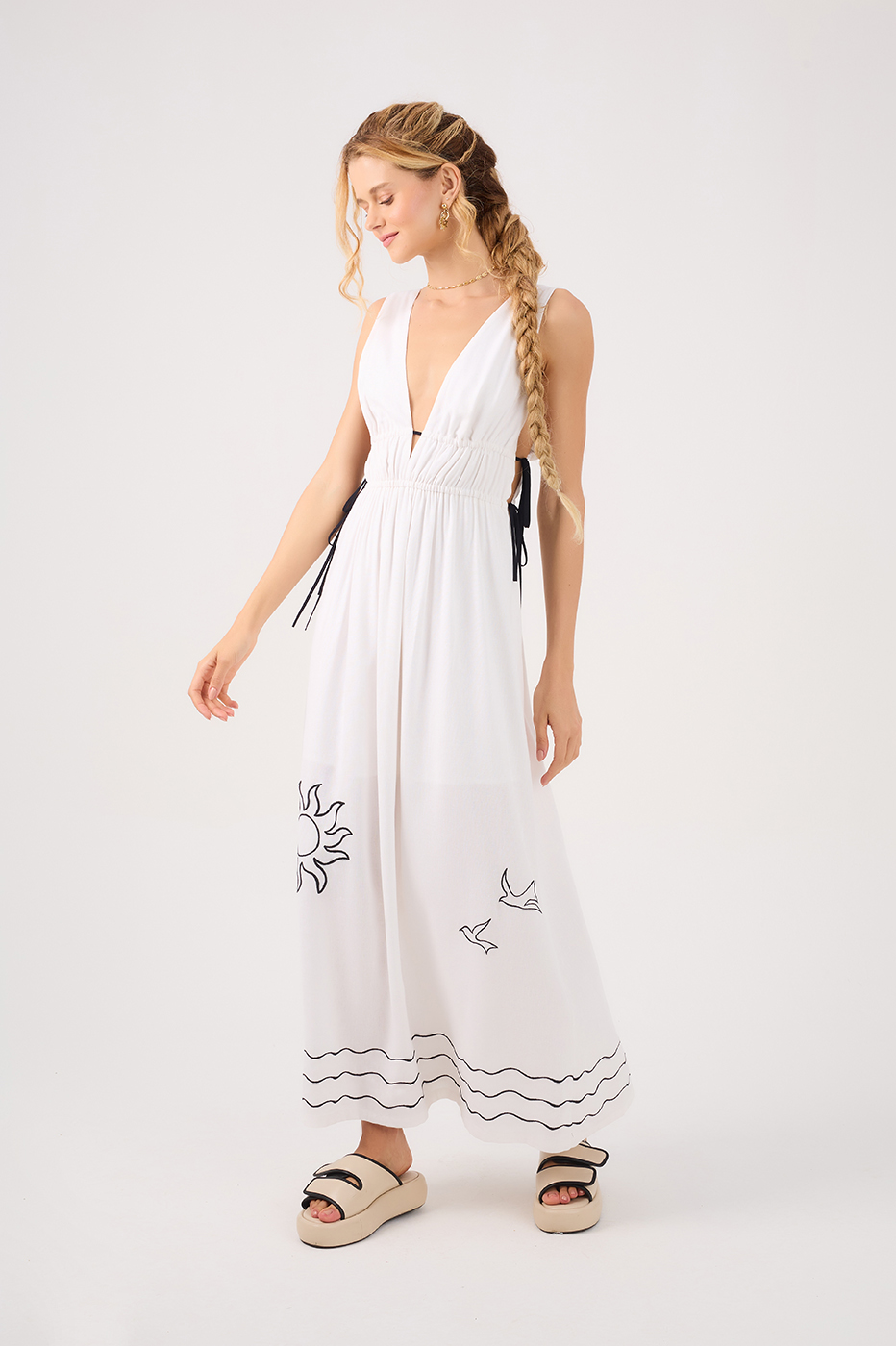 Iara Emb. Maxi Dress_2
