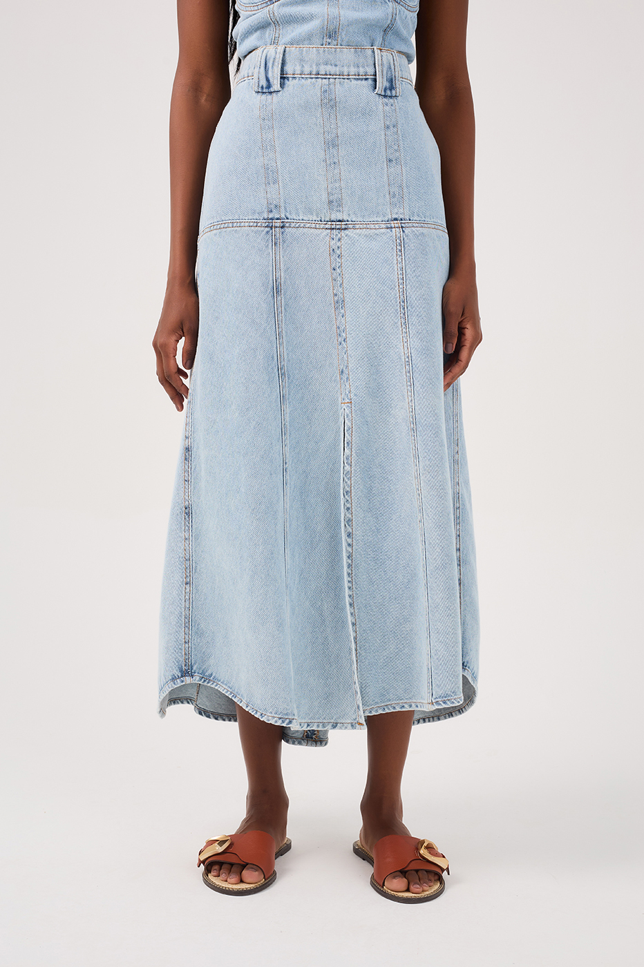 Strapless Denim Dress_7