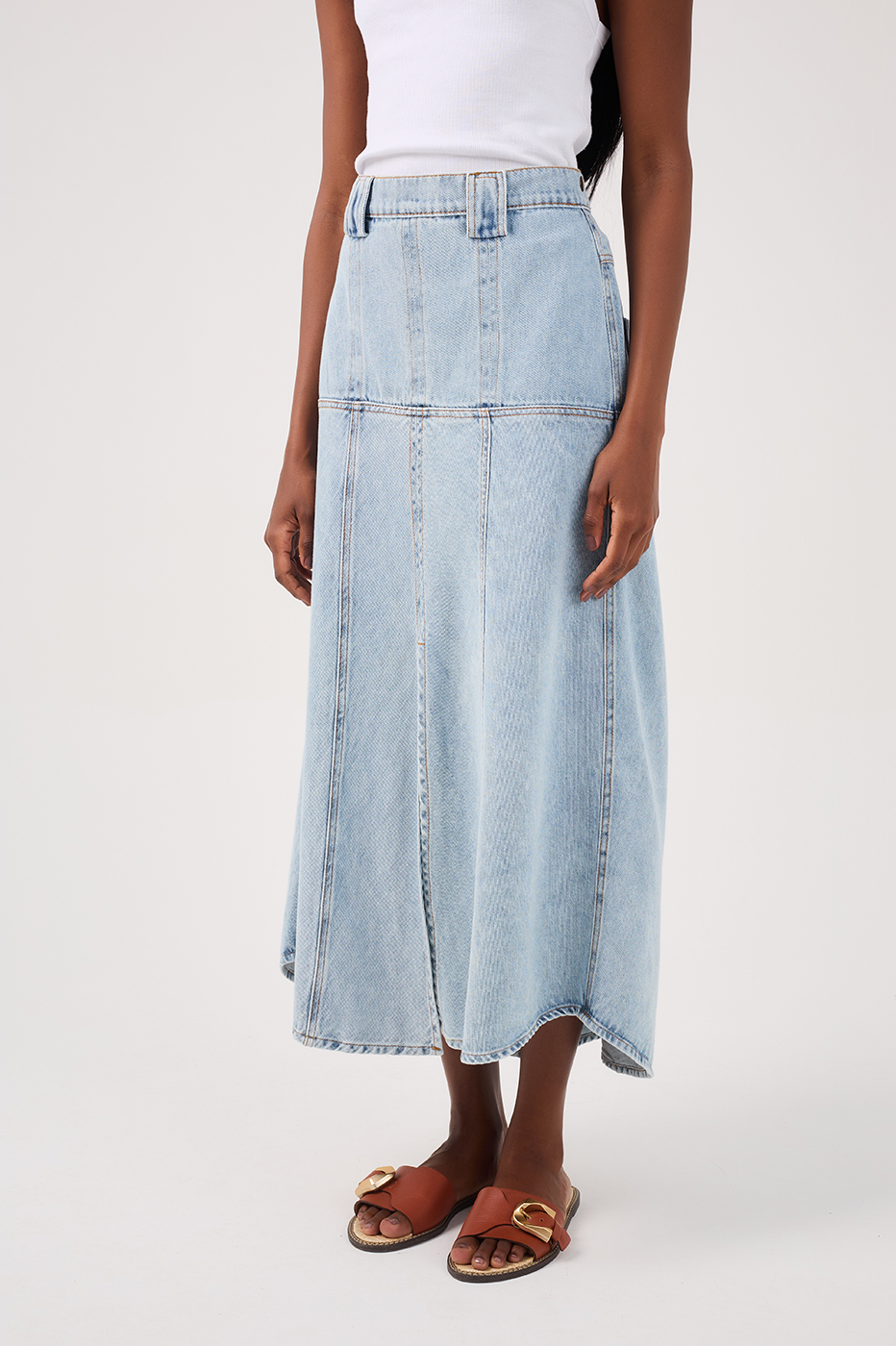 Strapless Denim Dress_8