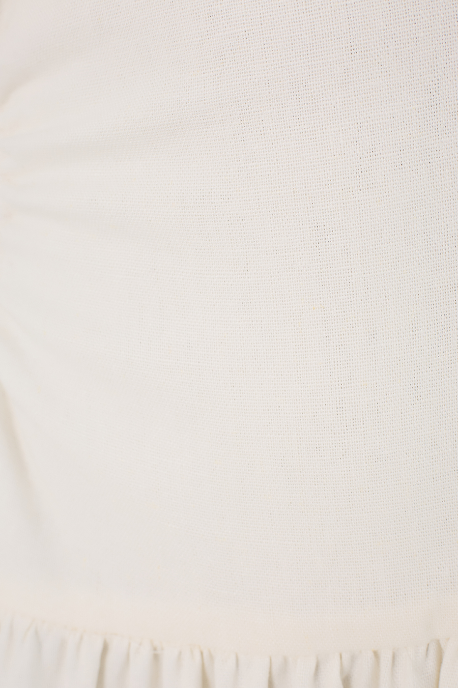 Off-White Side Cut-Out Colorful Ties Linen Maxi Dress