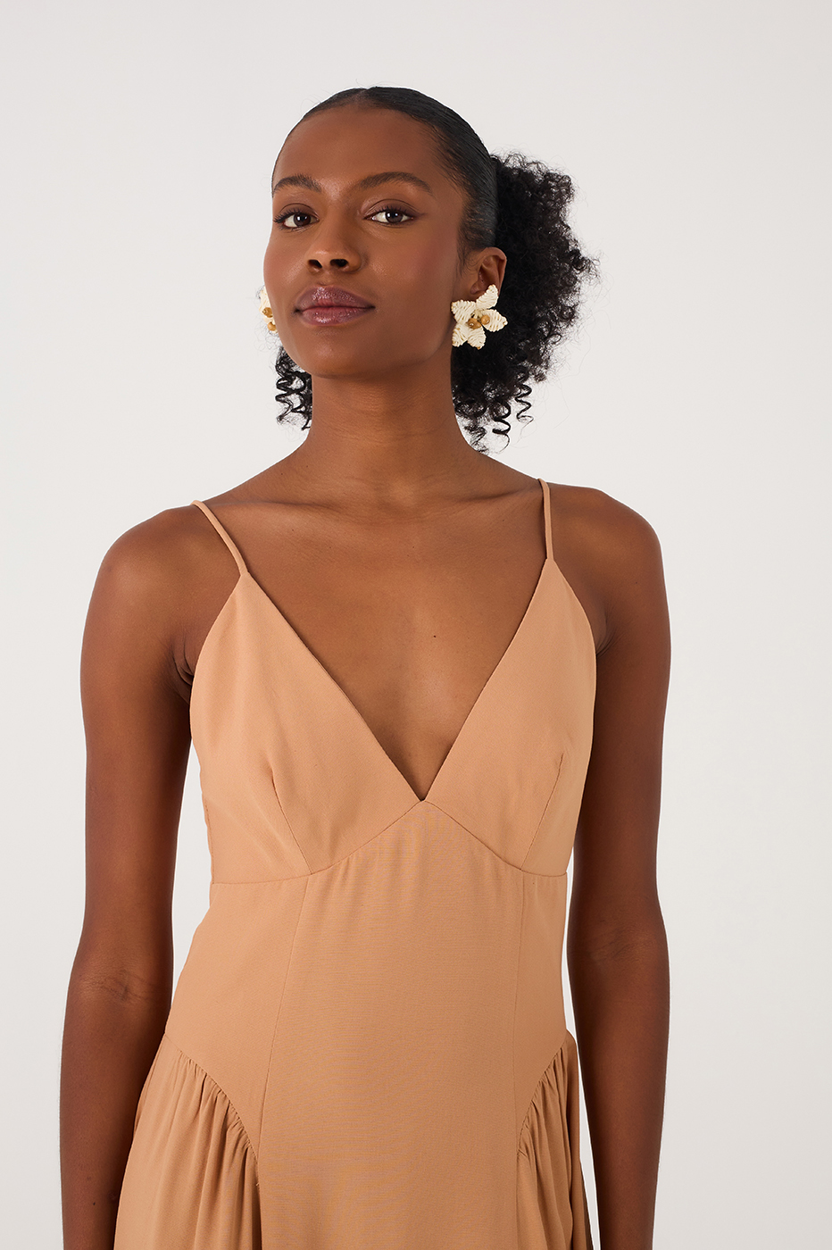 V Neck Sleeveless Maxi Dress_5