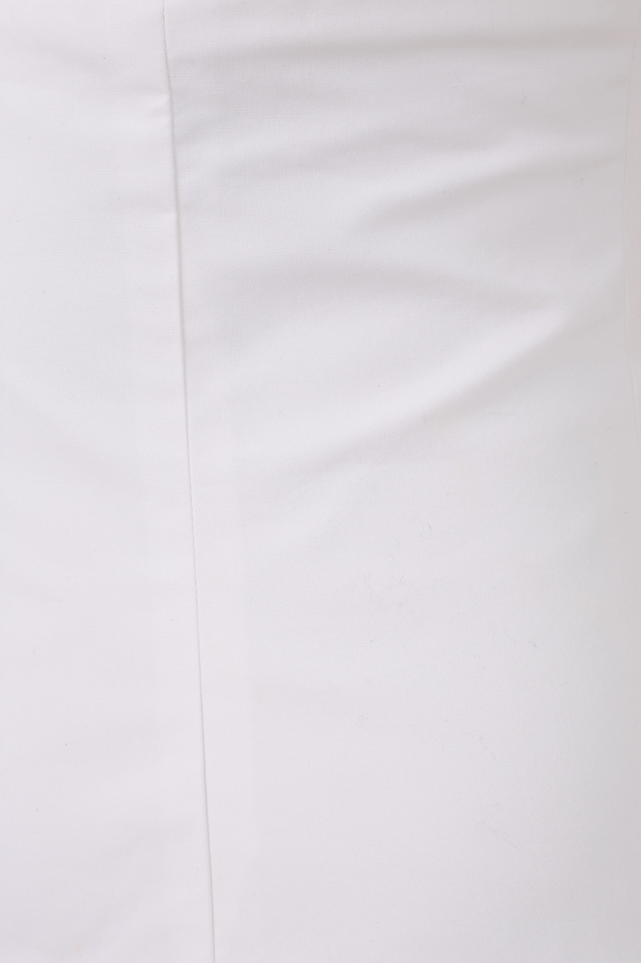 White V-Neck Bubble Hem Cotton Mini Dress_6