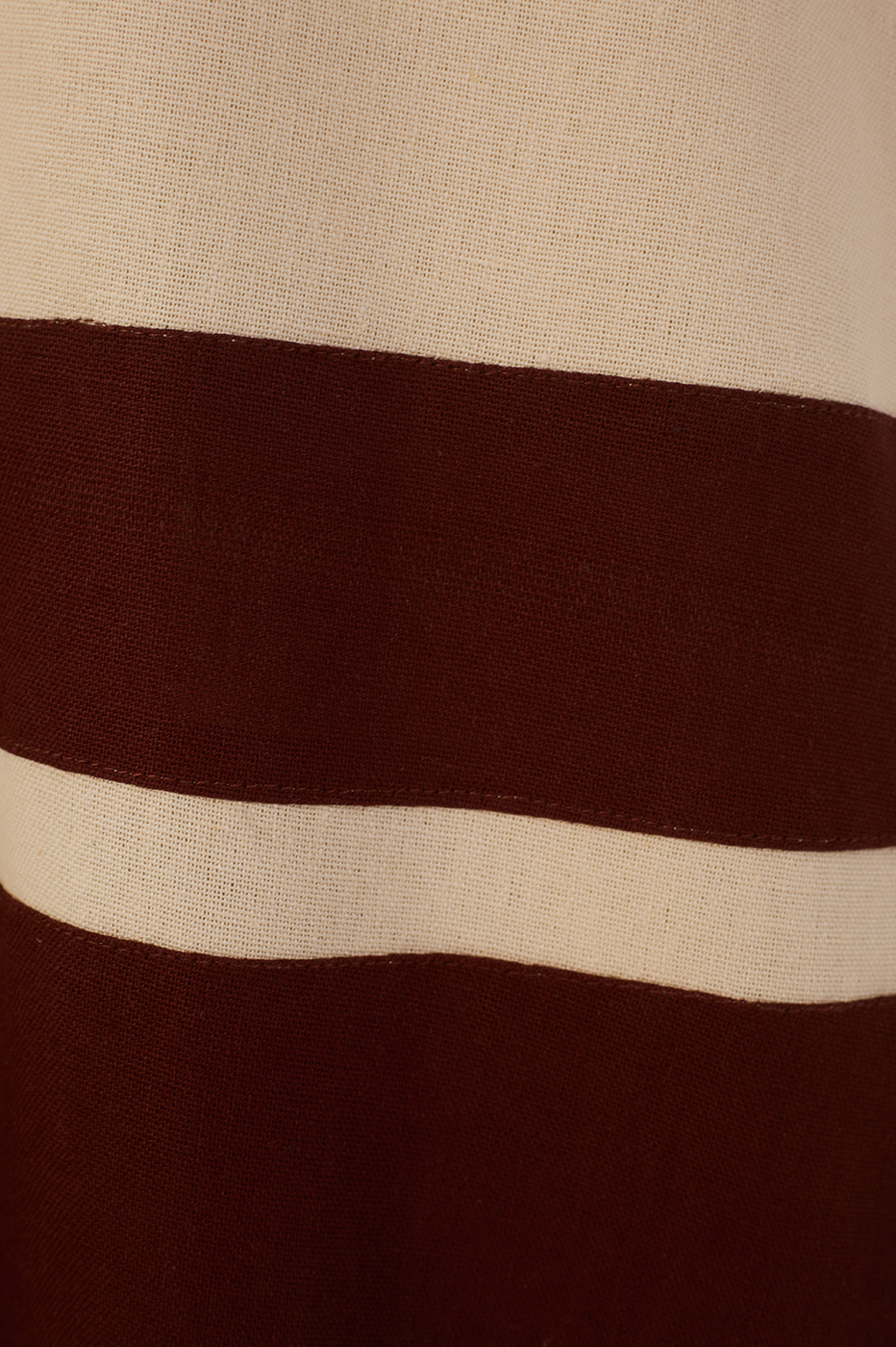 Brown And Off-White Embroidered Straps Maxi Dress