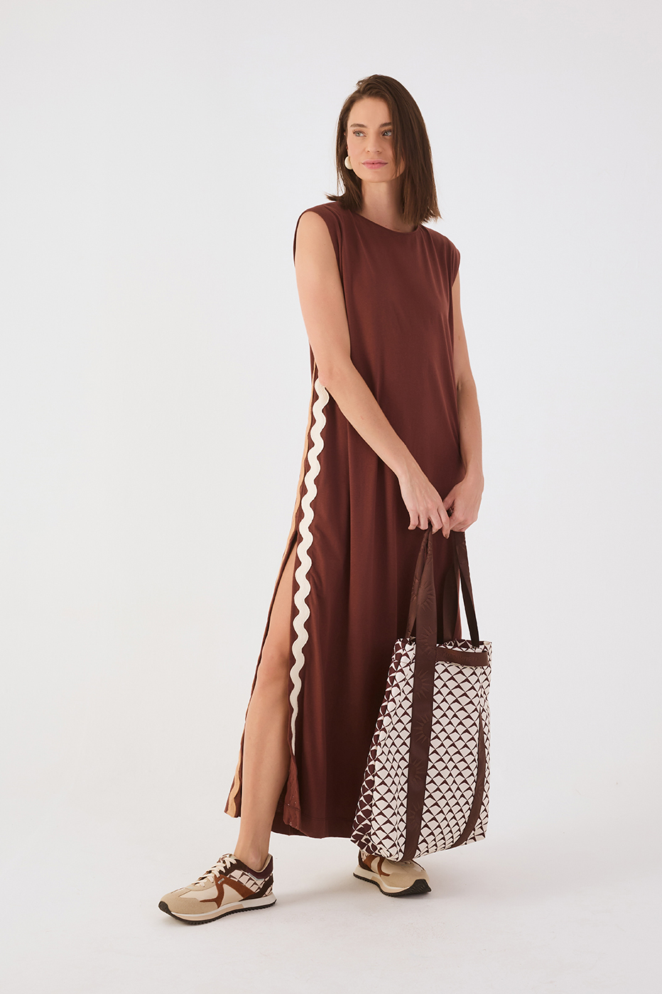 Ondinha Drawstring Maxi Dress