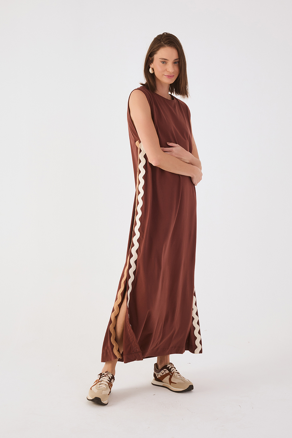 brown drawstring dress NURSING COLLECTION: Season Of Love Brown Drawstring Dress, Medium - The Mint Julep Boutique