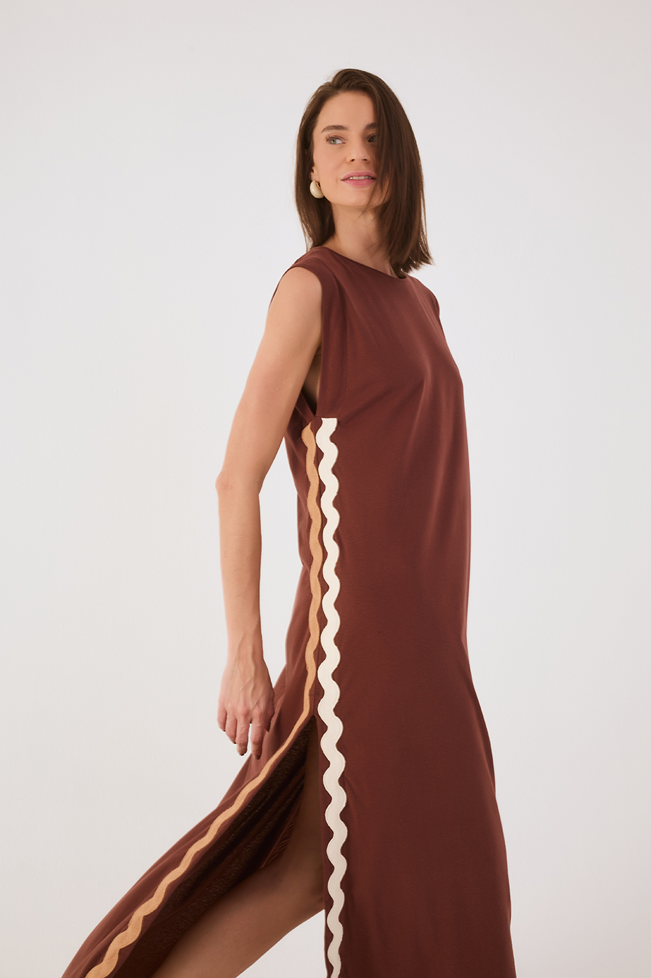 Ondinha Drawstring Maxi Dress