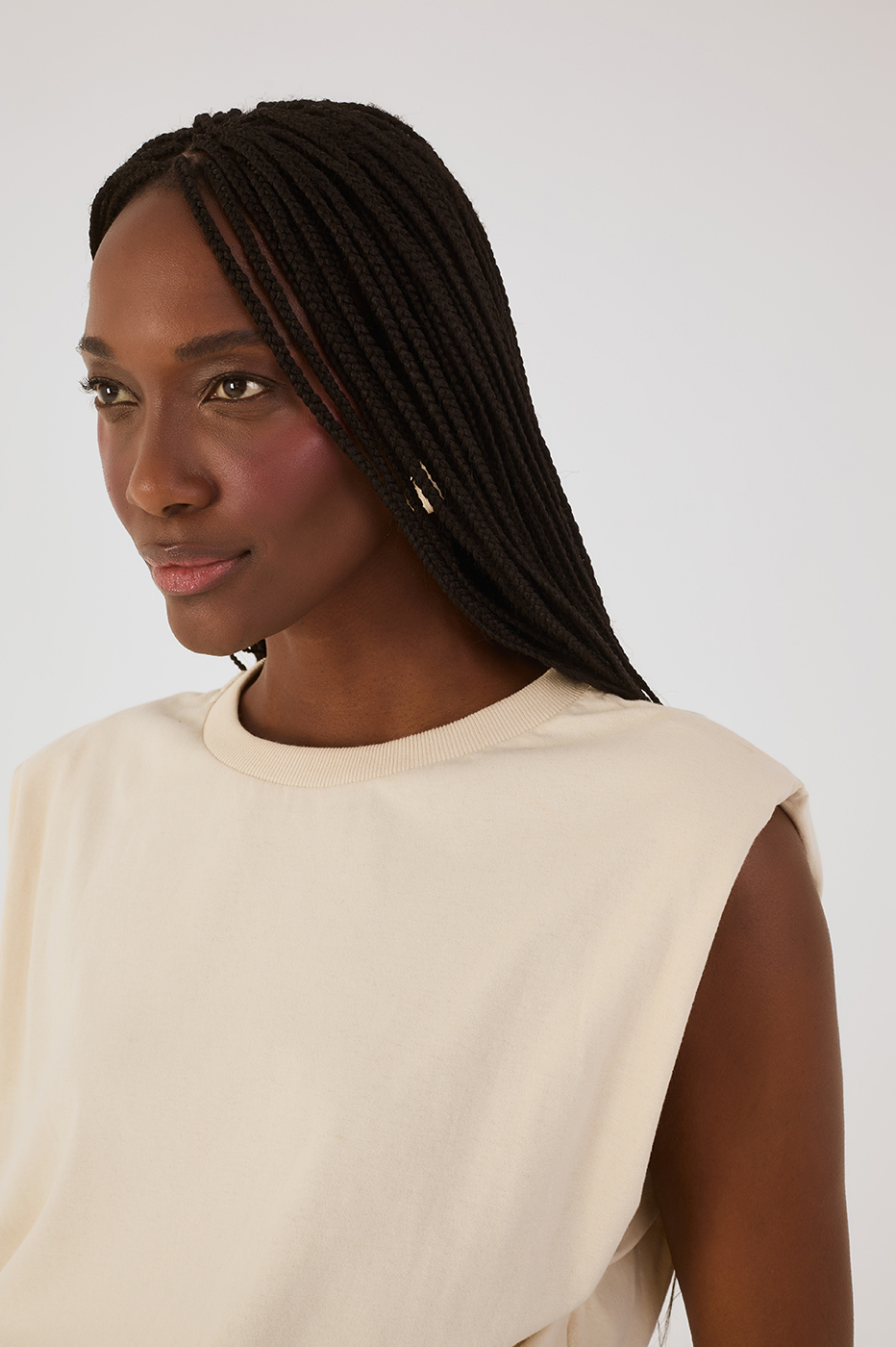 Black And White Front Ties T-Shirt Bodice Nylon Maxi Dress_5