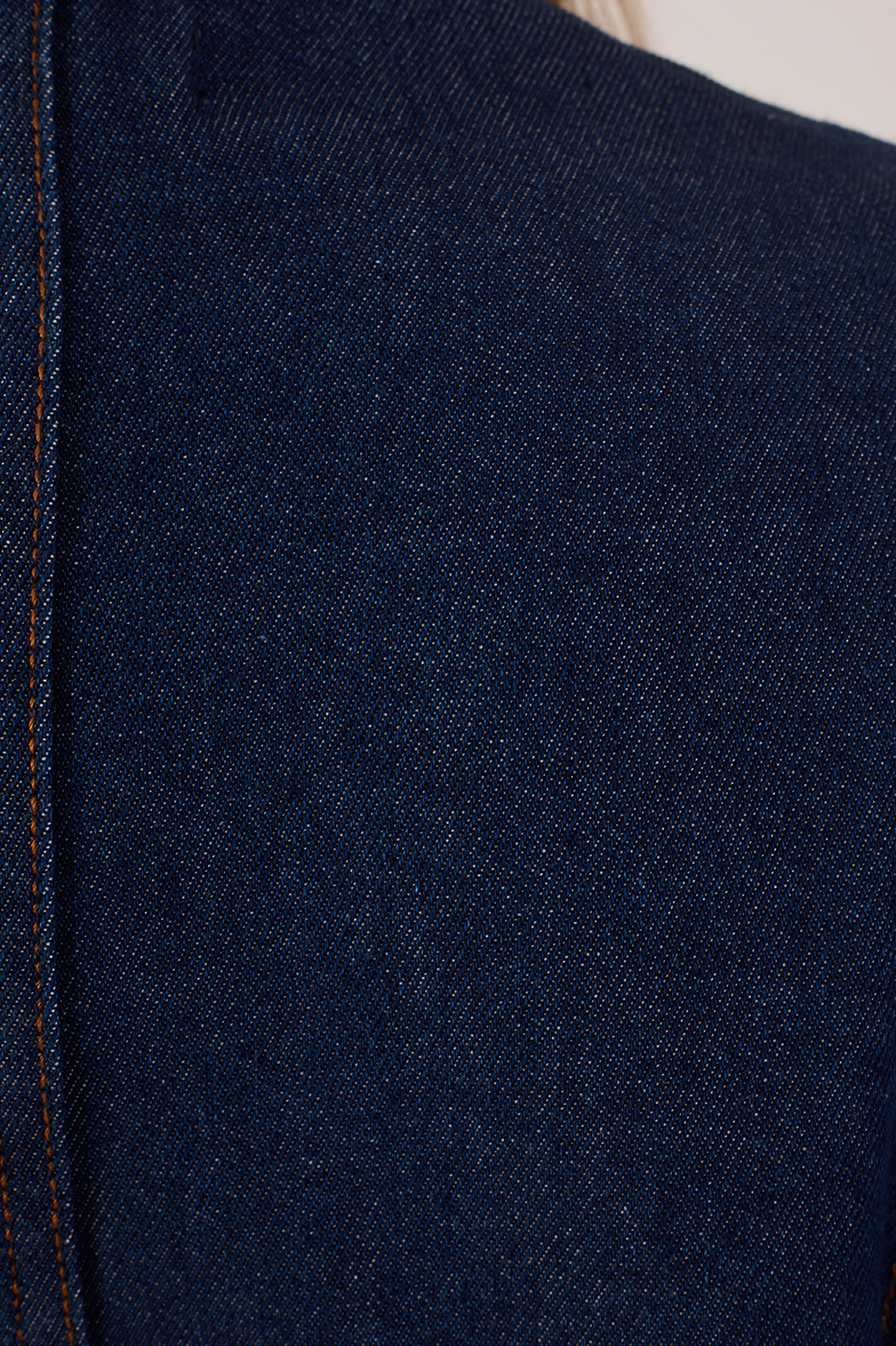 Denim V Neck Back Ties Wrap Mini Dress