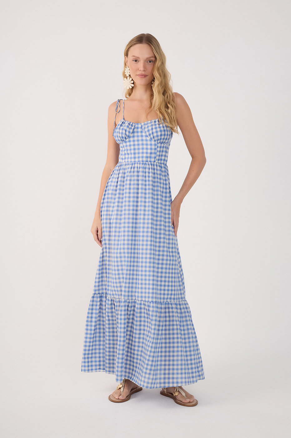 Cropped Cotton Vichy Dress_2