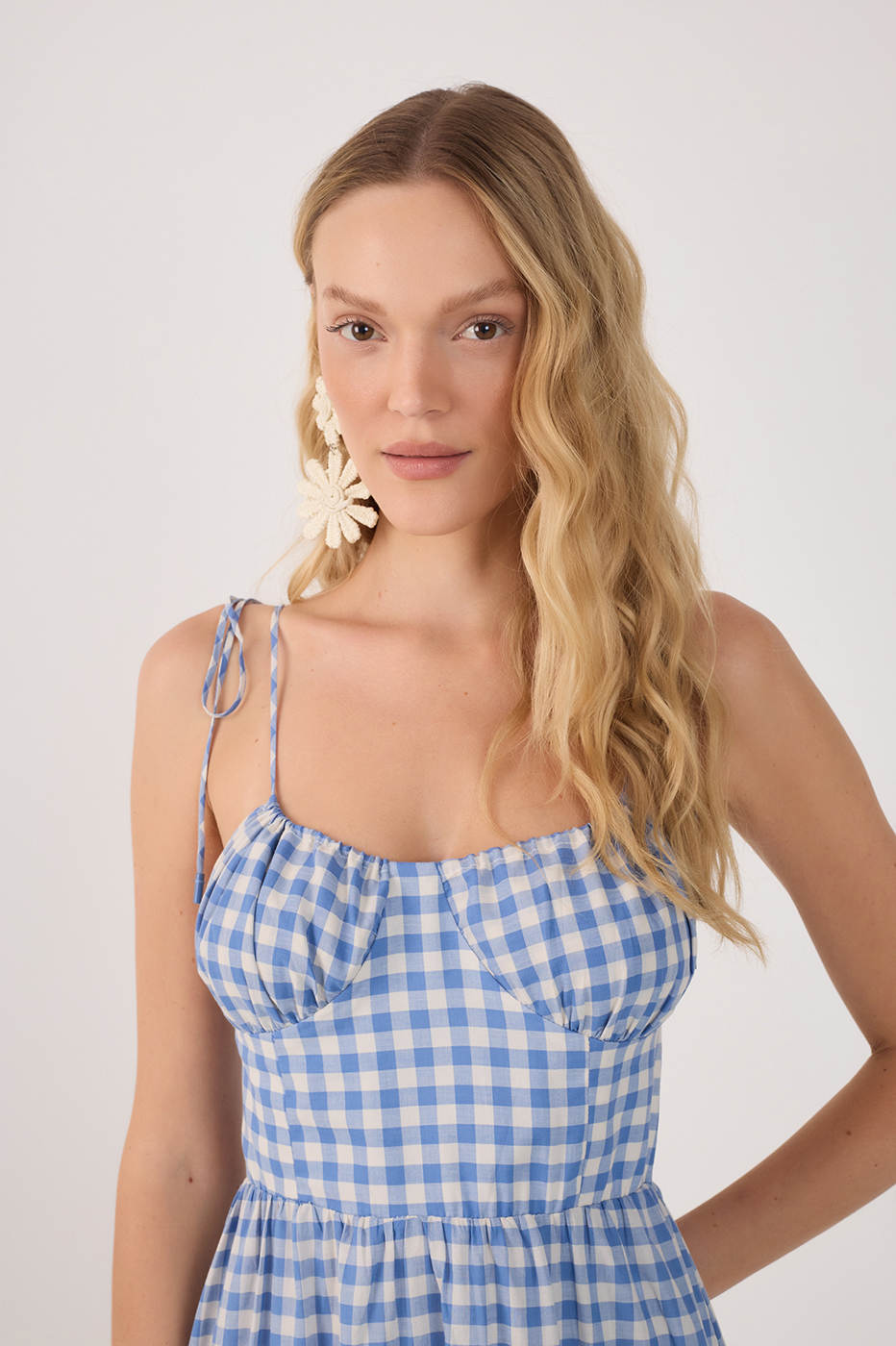 Cropped Cotton Vichy Dress_4