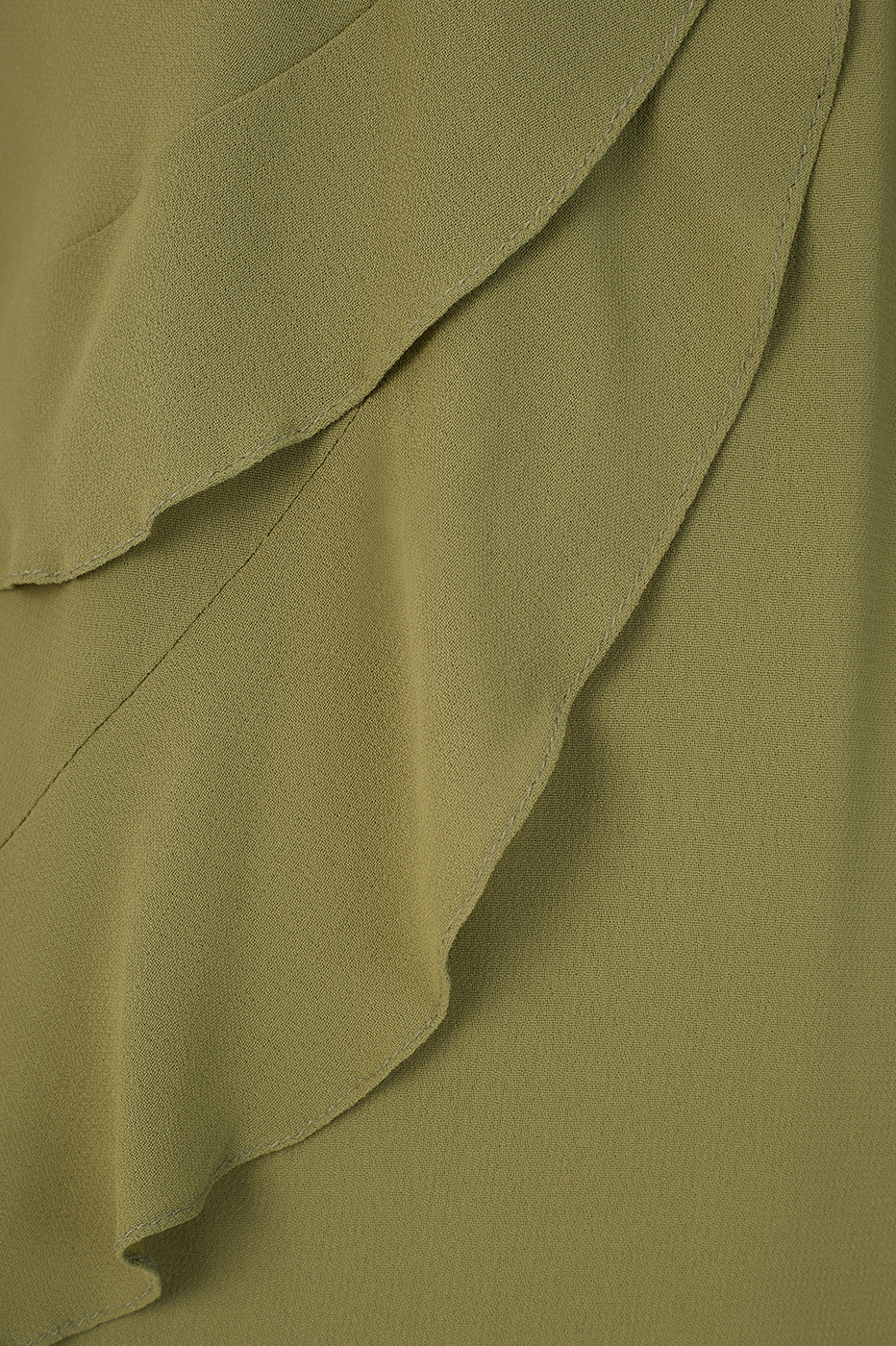 Vestido Curto Crepe Recorte Deslocado_8