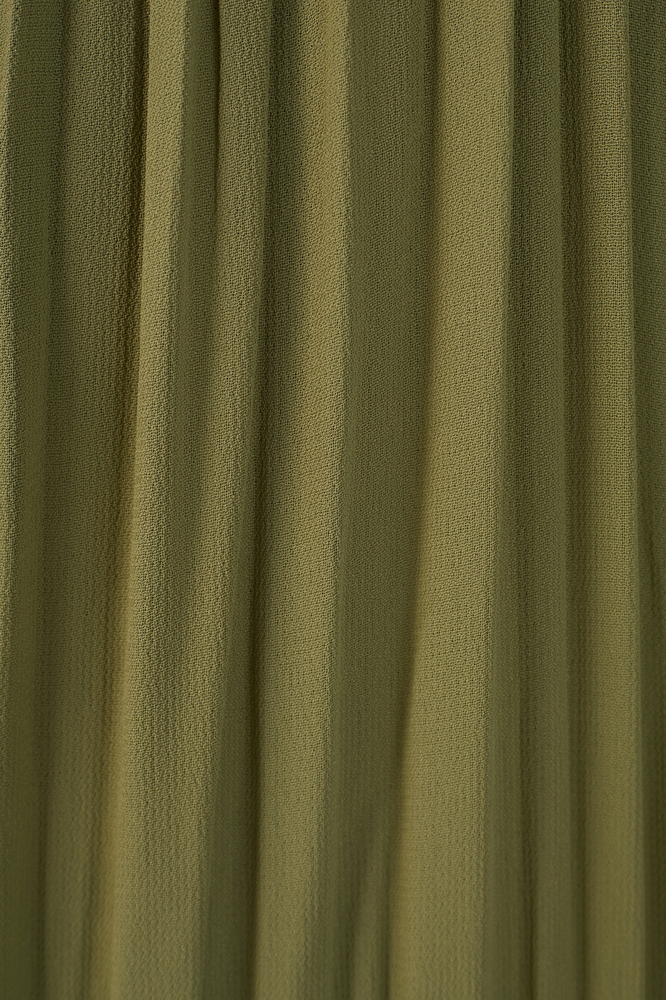 Long Crepe Draped Dress