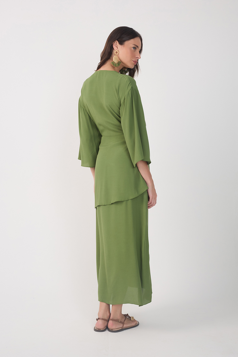 Cropped Pareo Crepe Dress_6
