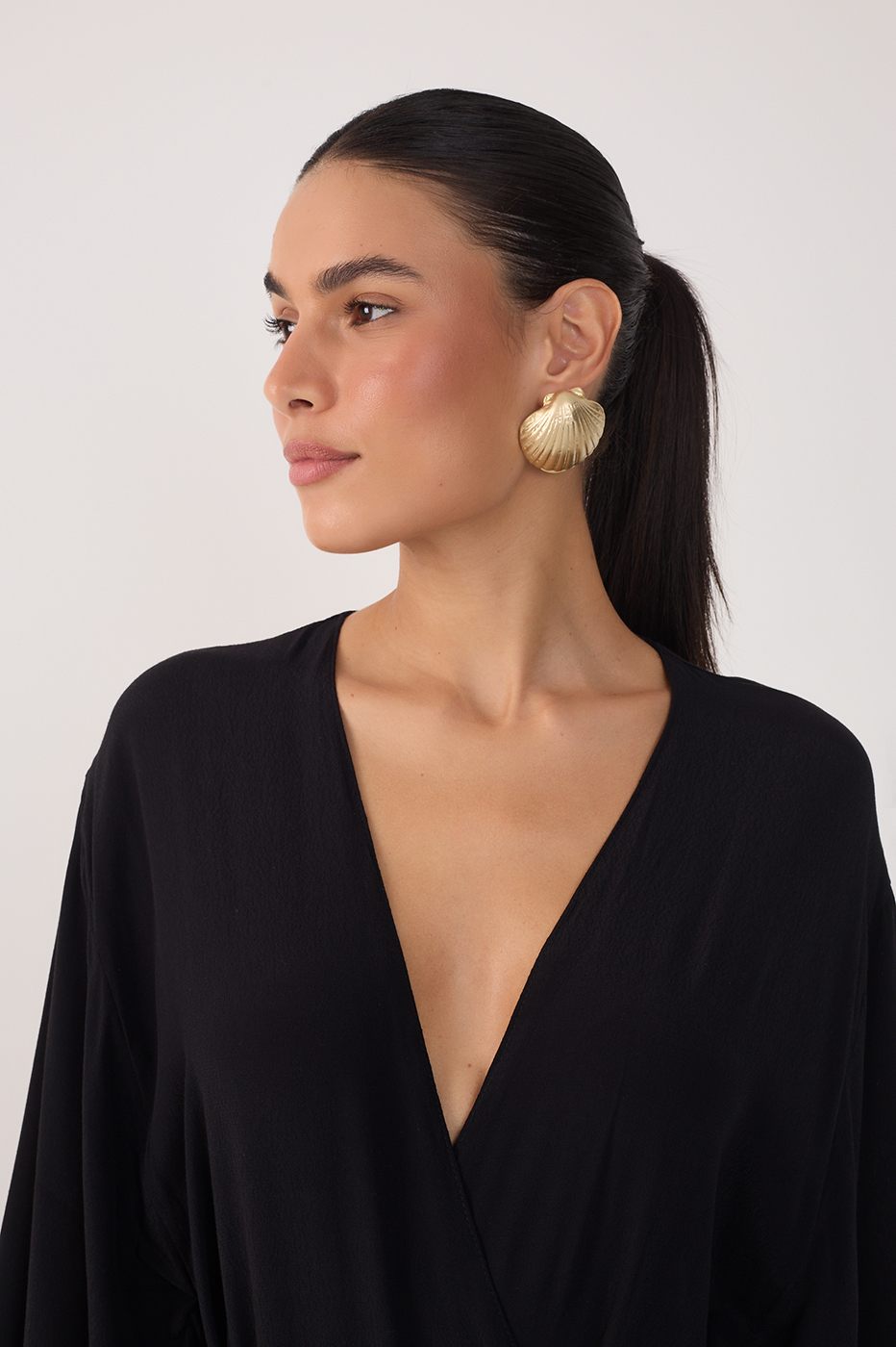 Cropped Pareo Crepe Dress_4