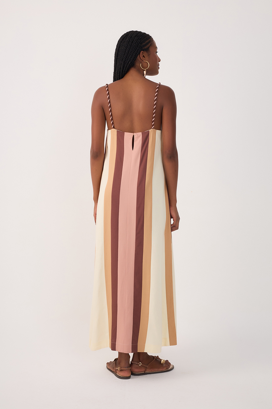 Vestido Midi Linho Color_5