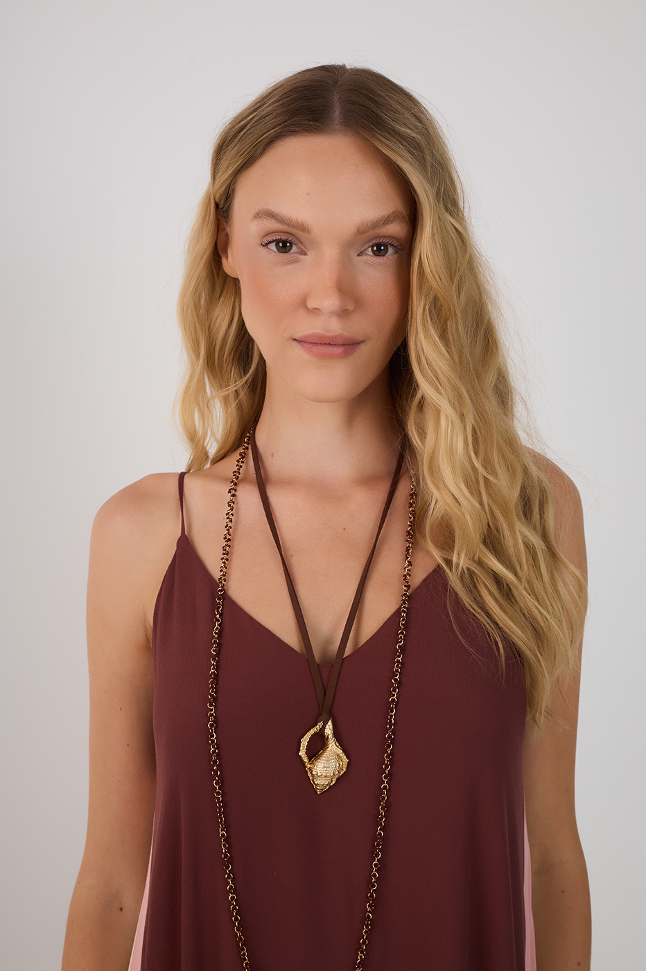 Vestido Cropped Crepe Recortes Color_4