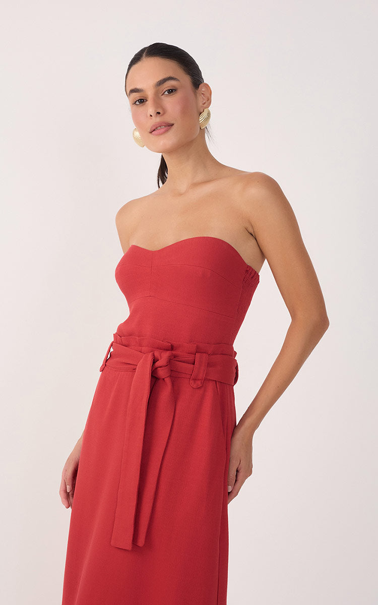 Midi Strapless Dress_3