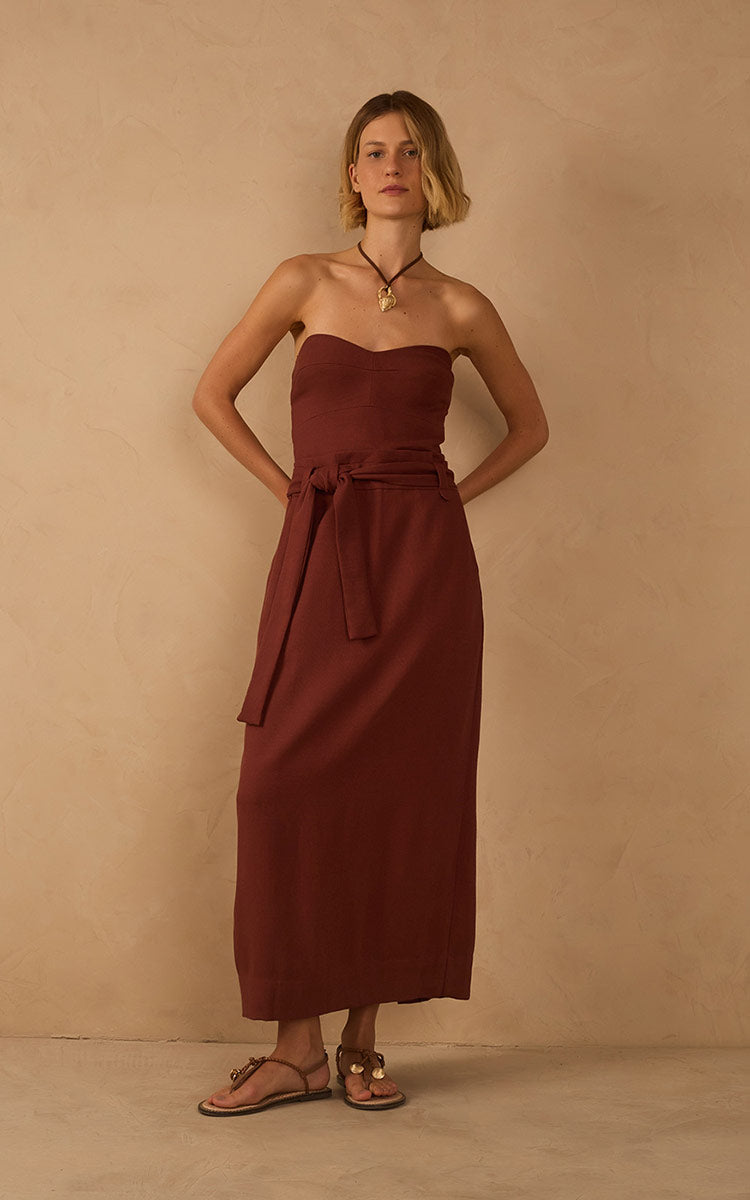 Midi Strapless Dress_1