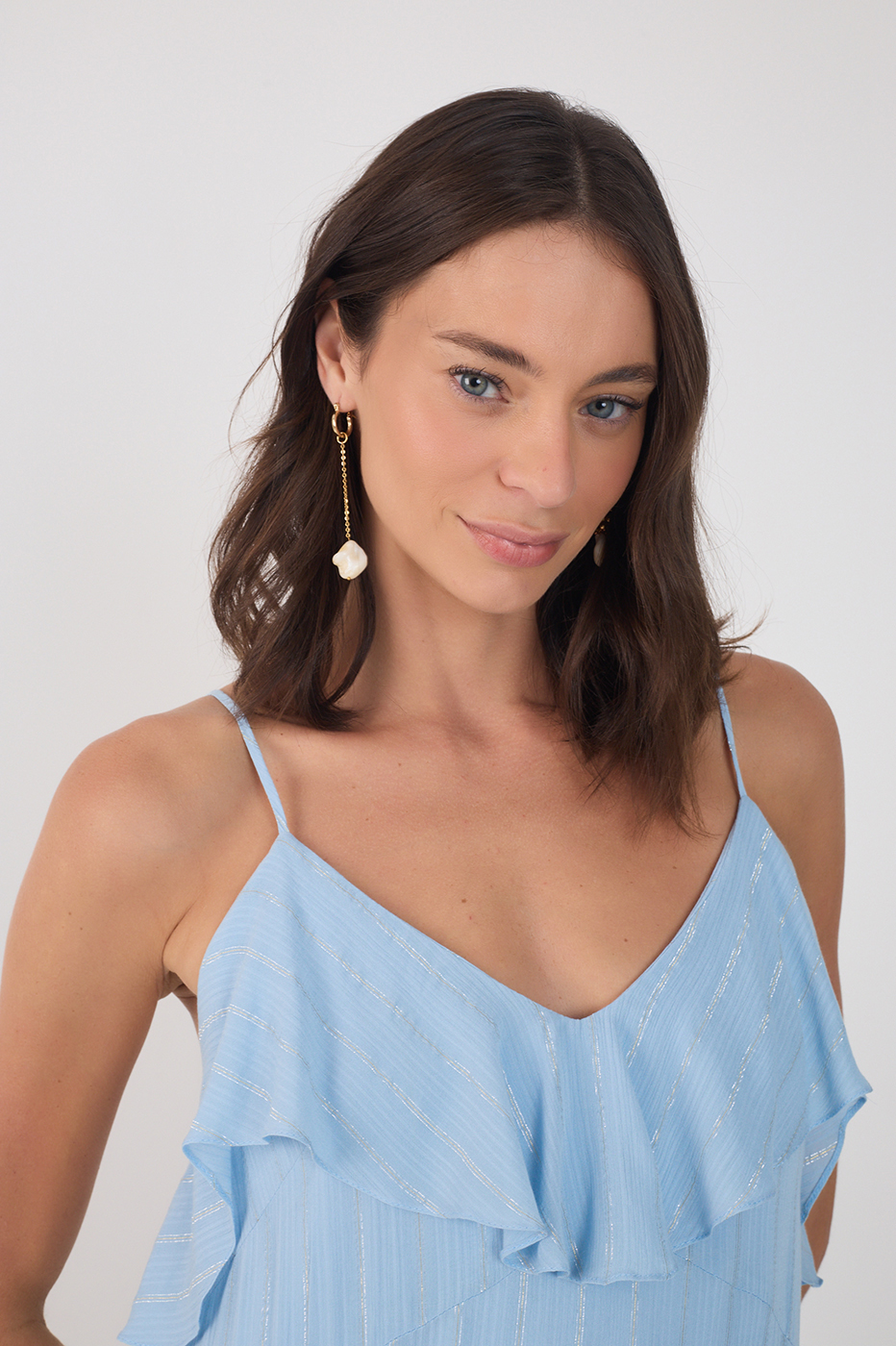 Vestido Longo Lurex Babados_4