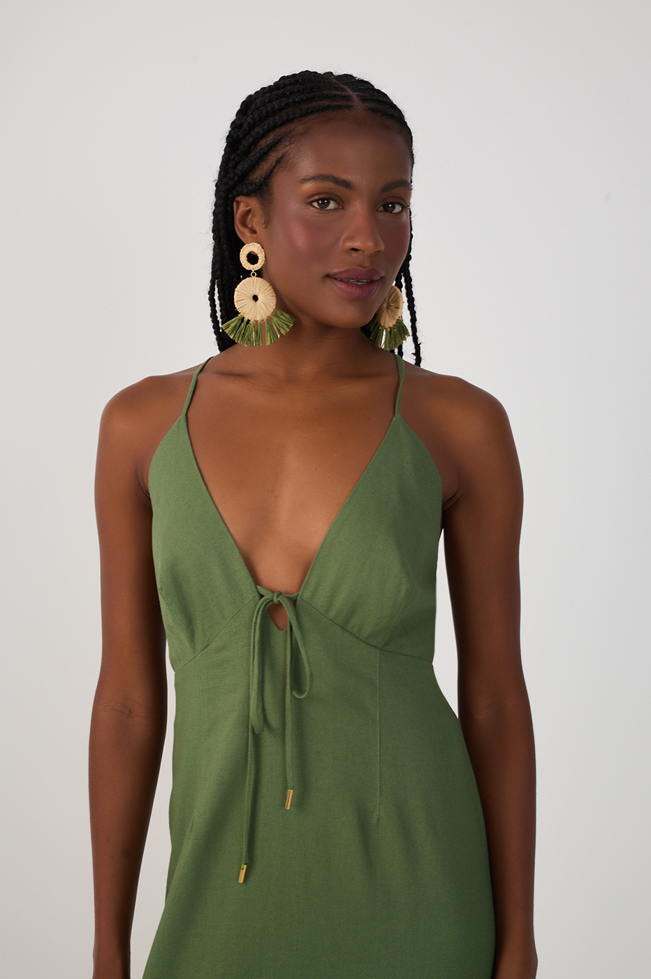 Cropped Linen Tie Dress_4