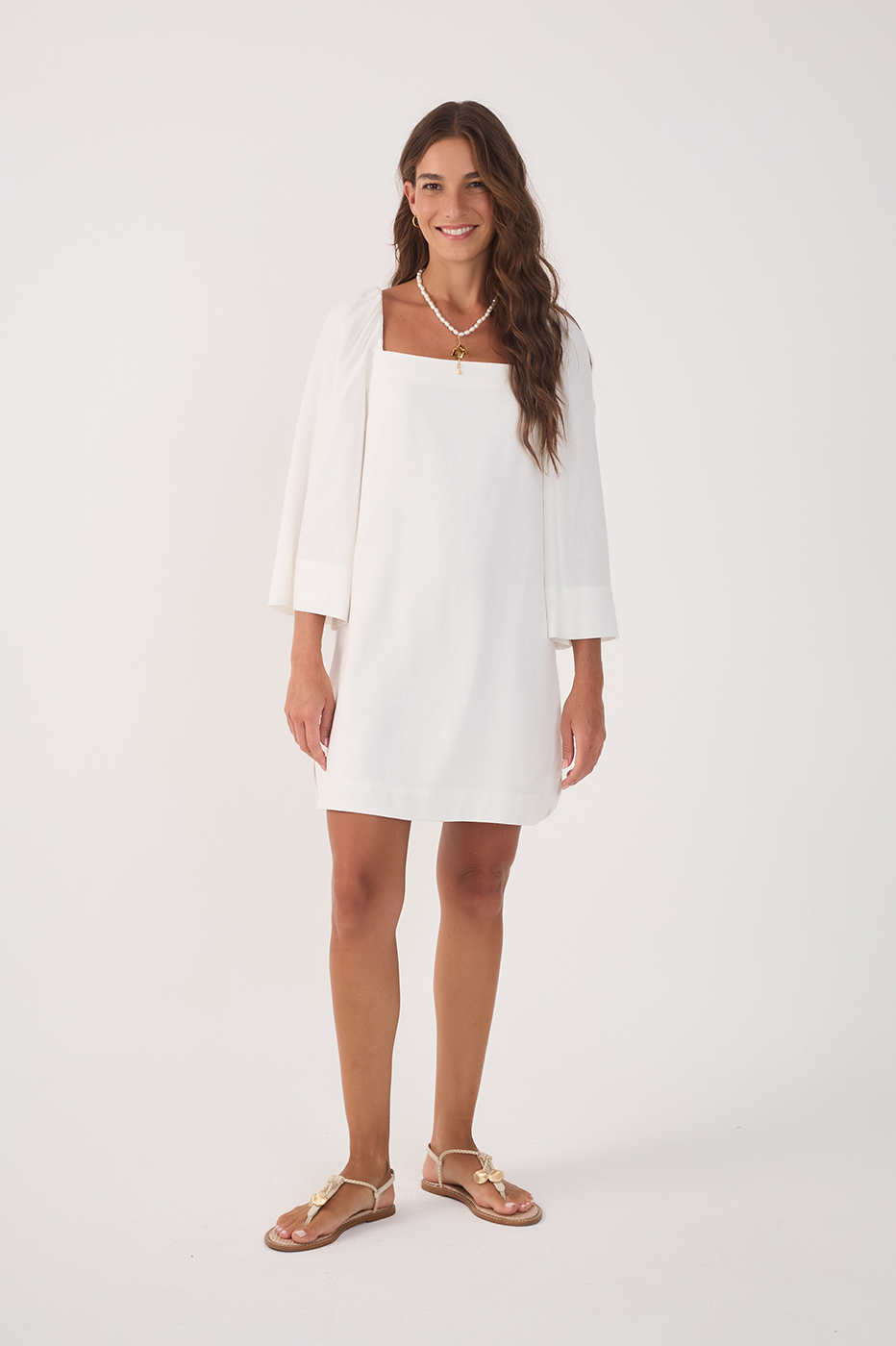 Vestido Curto Linho Retinhho_2