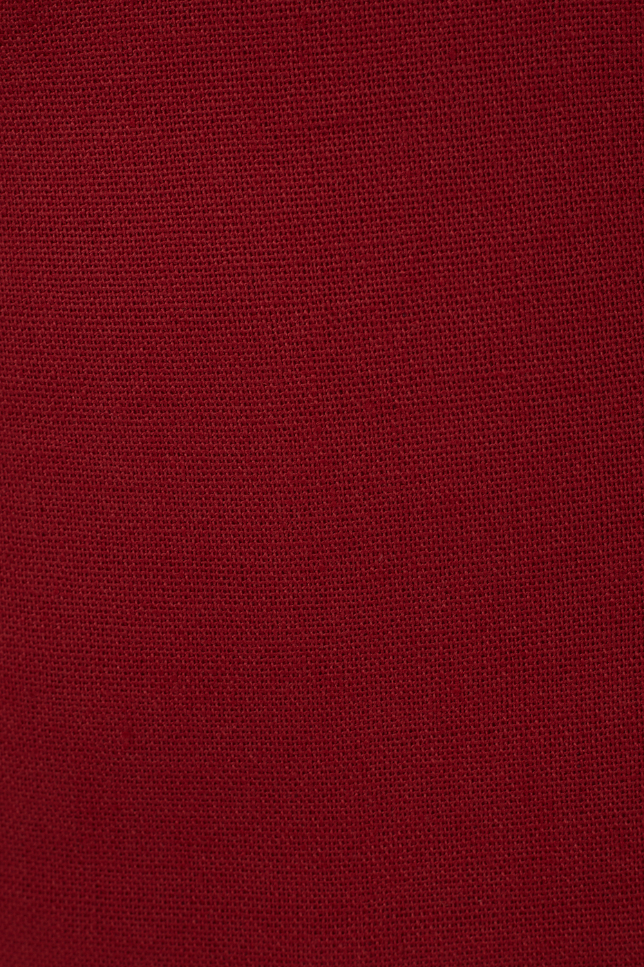 Red Sleeveless Linen Mini Dress_7