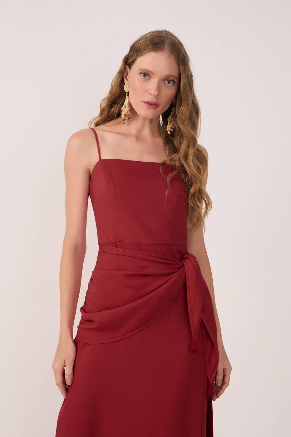 Cropped Linen Pareô Dress_3
