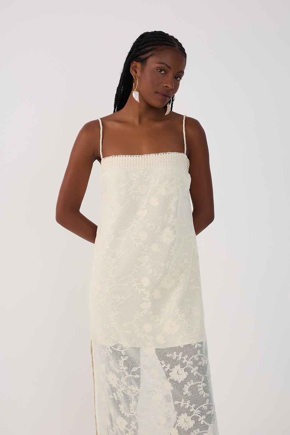 Mesh Embroidered Dress_3
