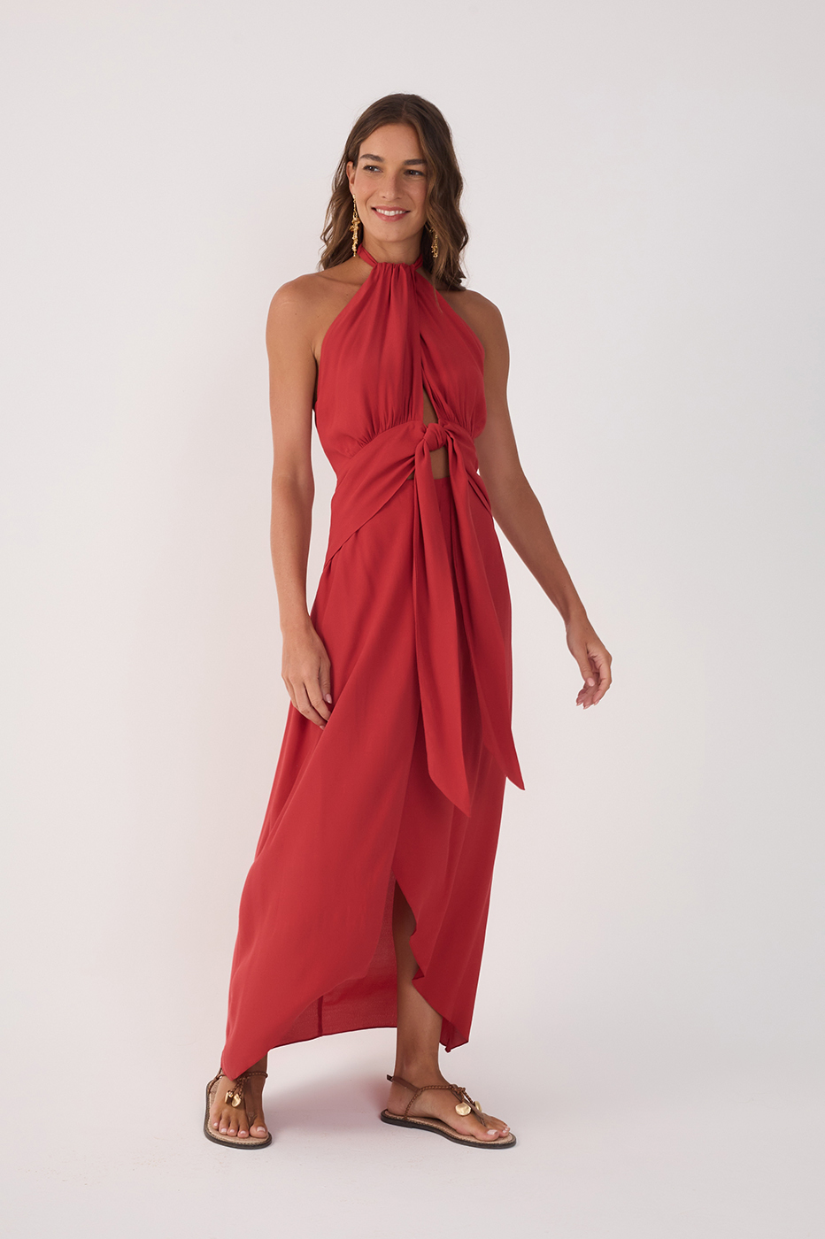 Vestido Midi Crepe Decote Torcido_2