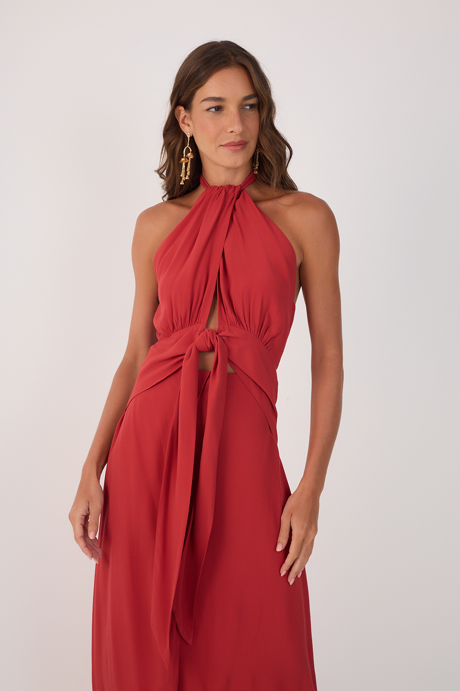 Vestido Midi Crepe Decote Torcido_4