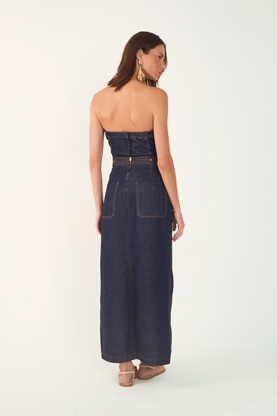 Vestido Jeans Pespontos 3 Em 1_7