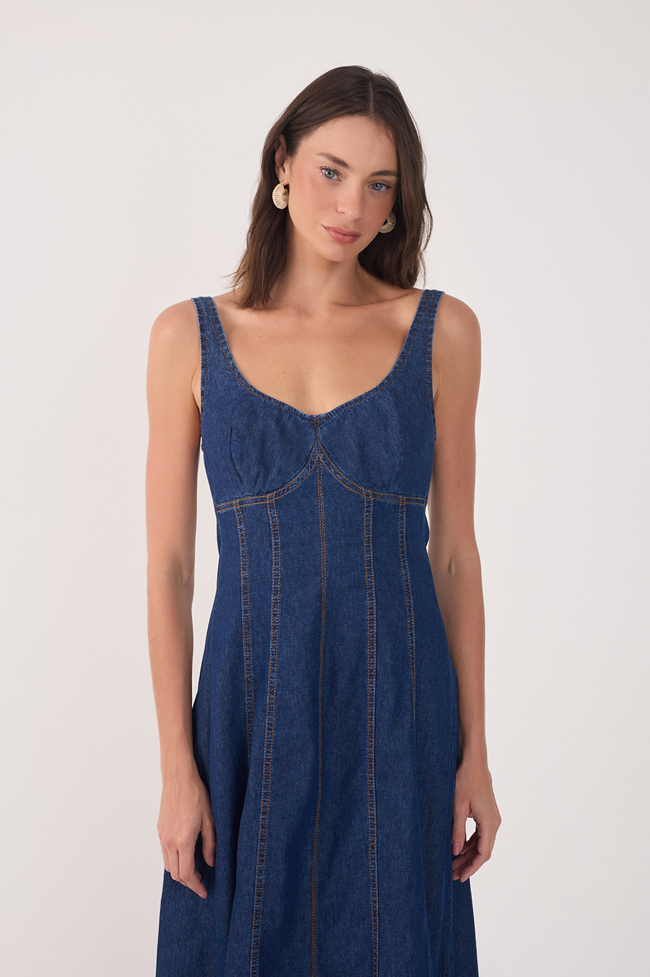 Vestido Jeans Bojo Recortes_3