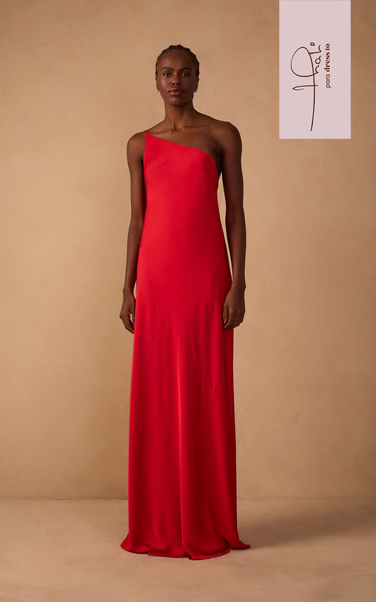 Satin Cowl Neck Dress_1