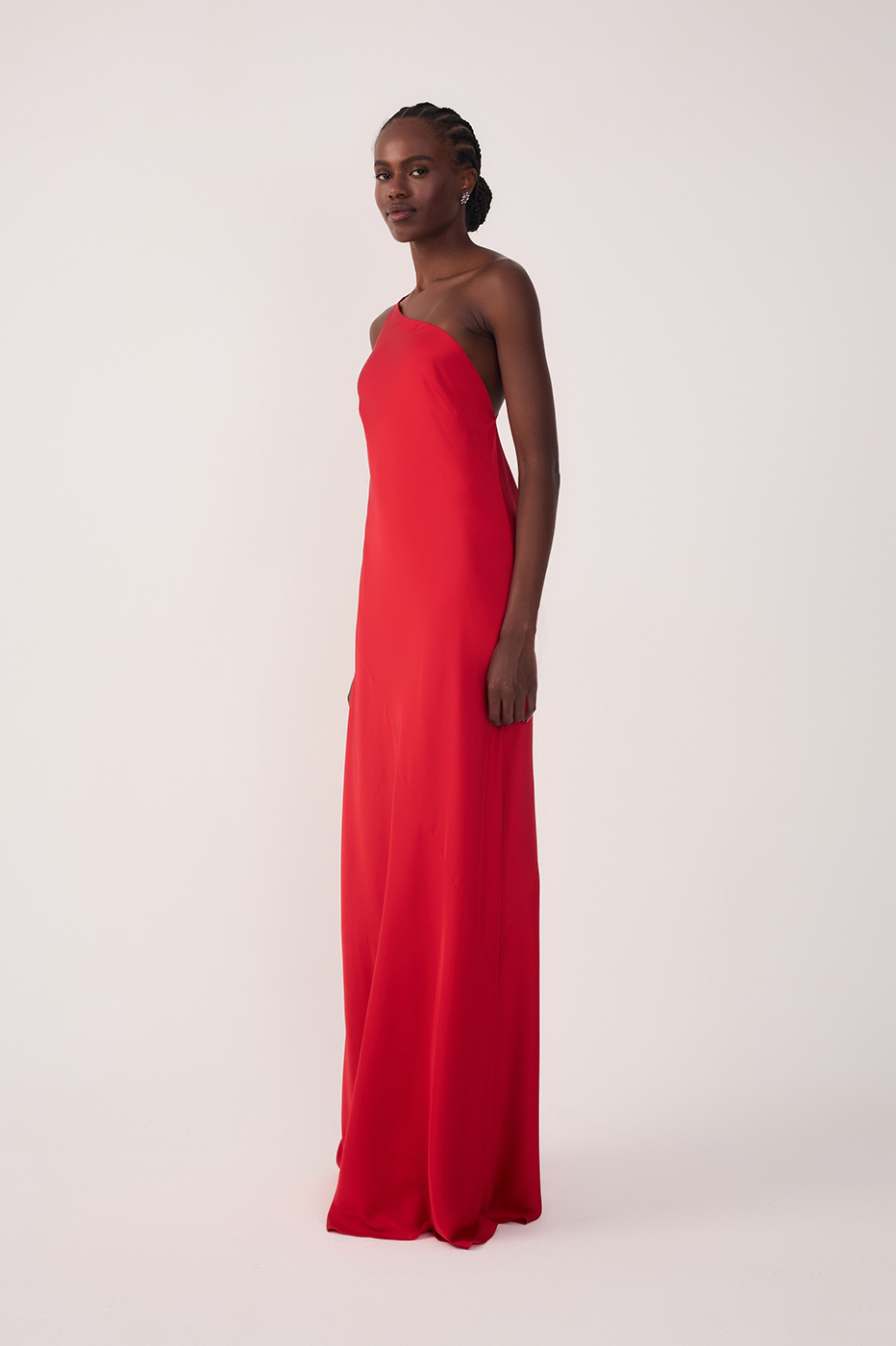 Satin Cowl Neck Dress_3
