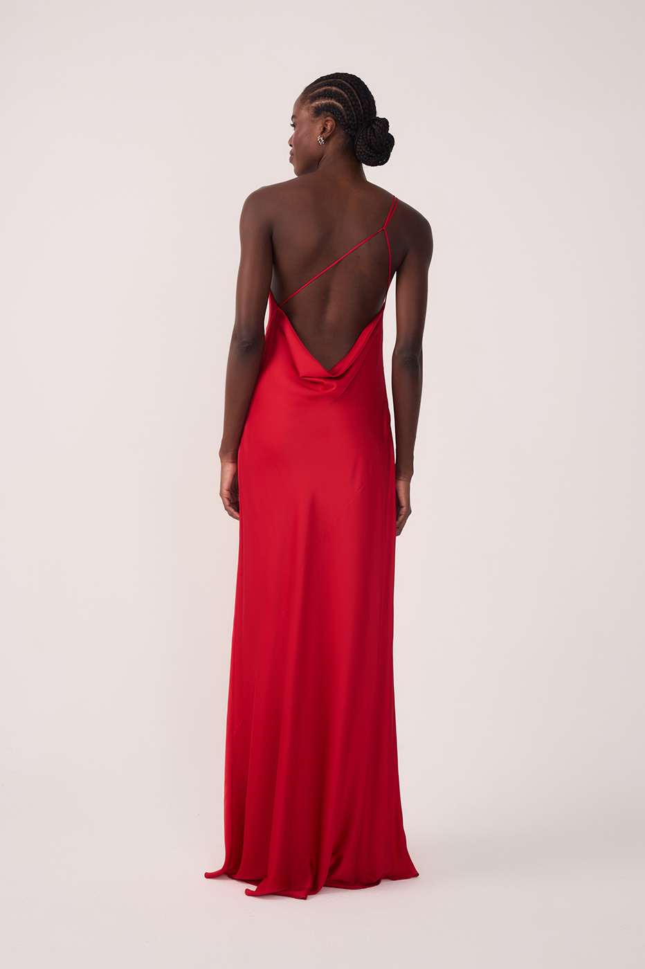 Satin Cowl Neck Dress_5