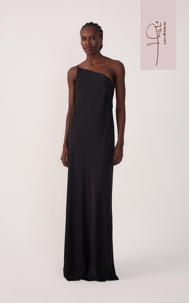 Satin Cowl Neck Dress_1