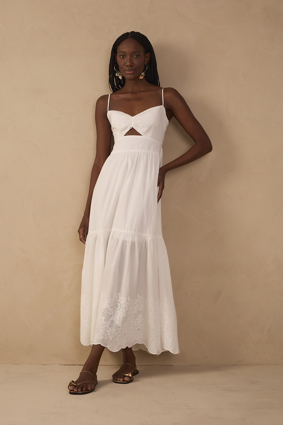 Vestido Cropped Algodão Bordado_1