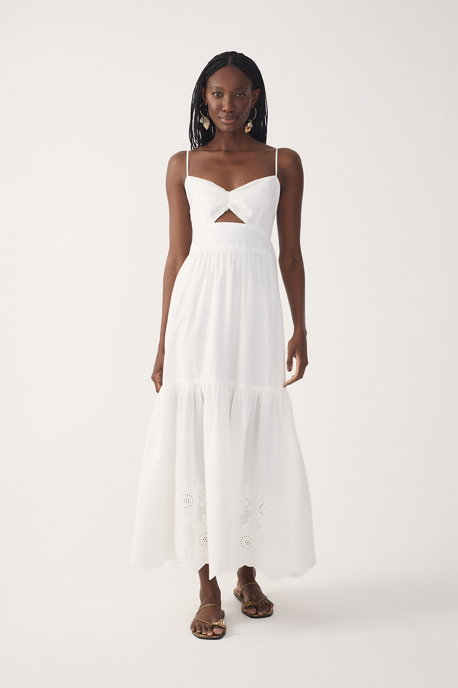 Vestido Cropped Algodão Bordado_2