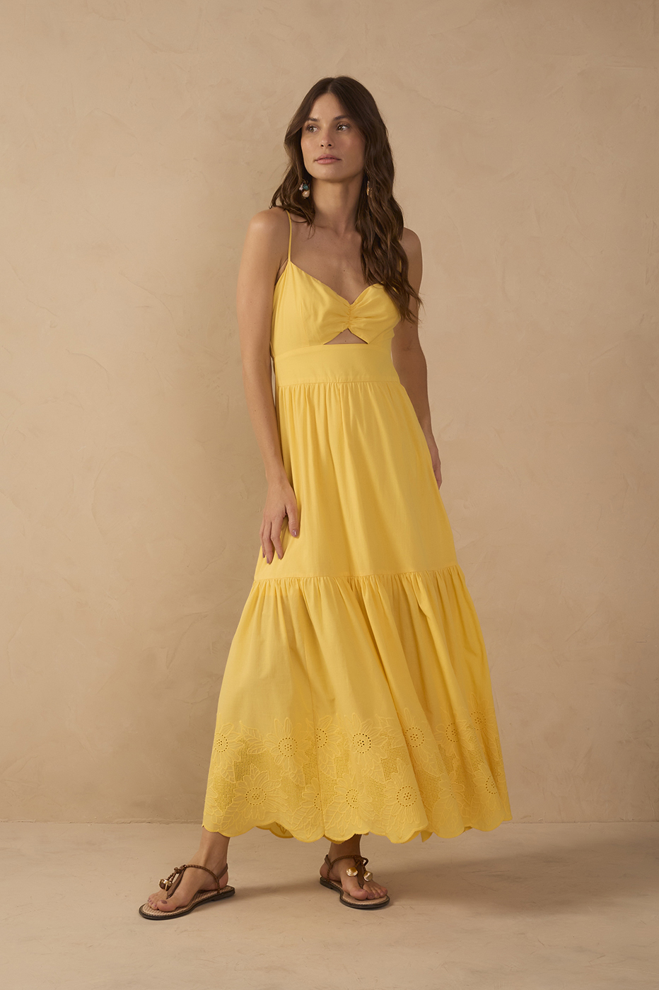 Vestido Cropped Algodão Bordado_1