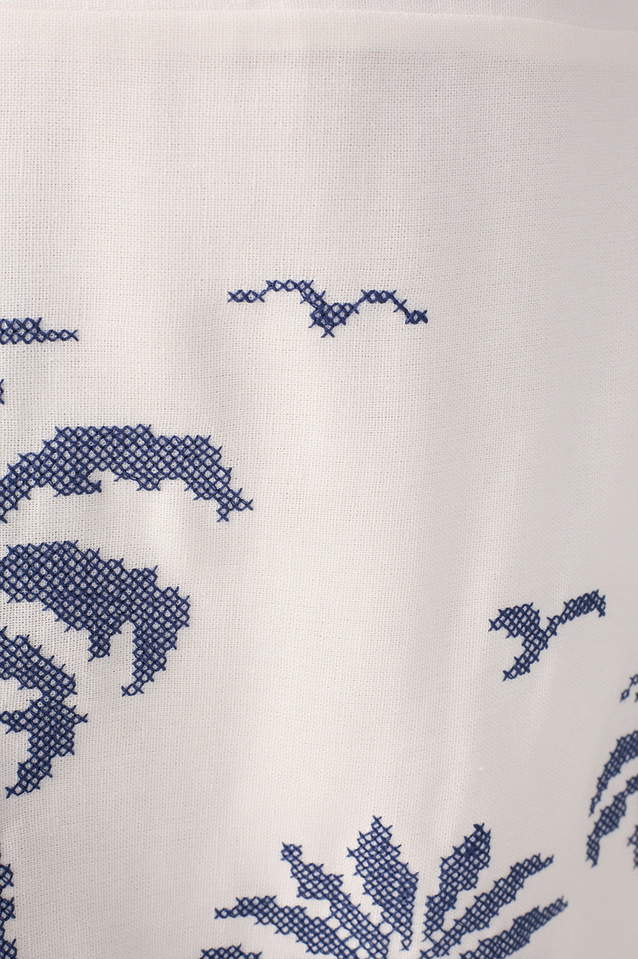 Short Linen Embroidered Coqueiro Dress_7