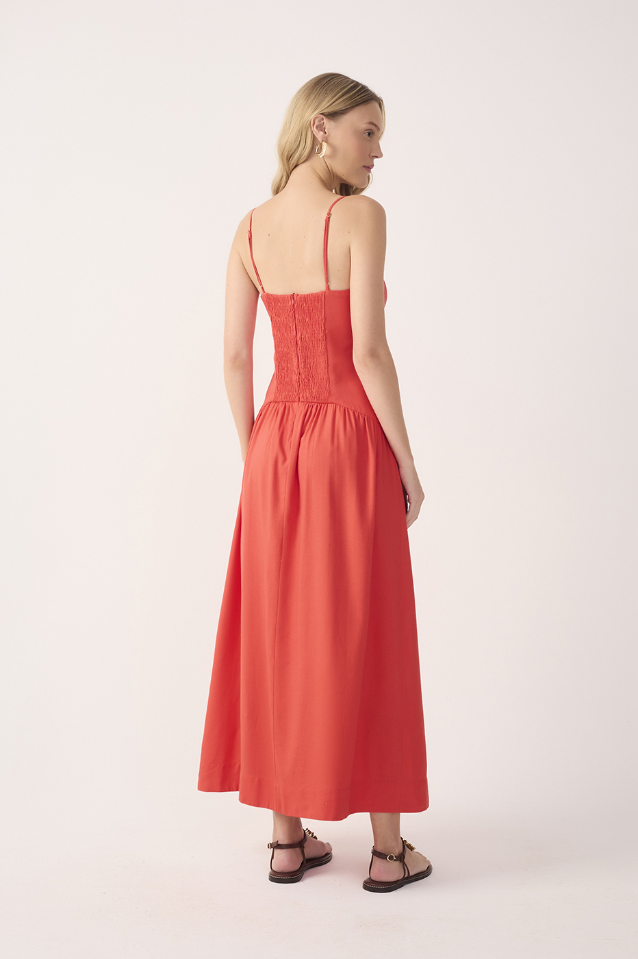 Cropped Linen Corset Dress_5